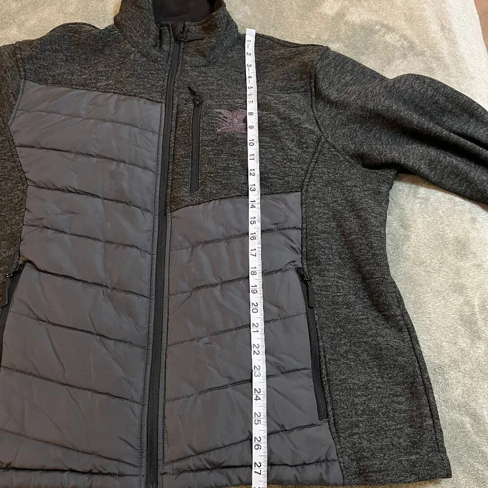 NRA mens jacket XL Grey Melange